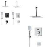شیر حمام توکار کی دبلیو سی مدل آوا تیپ3 KWC