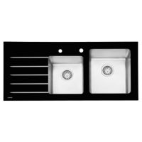 سینک توکار شیشه ای ایلیااستیل کد 8031
