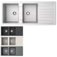 سینک ظرفشویی بیمکث مدل BG-0018 گرانیتی توکار