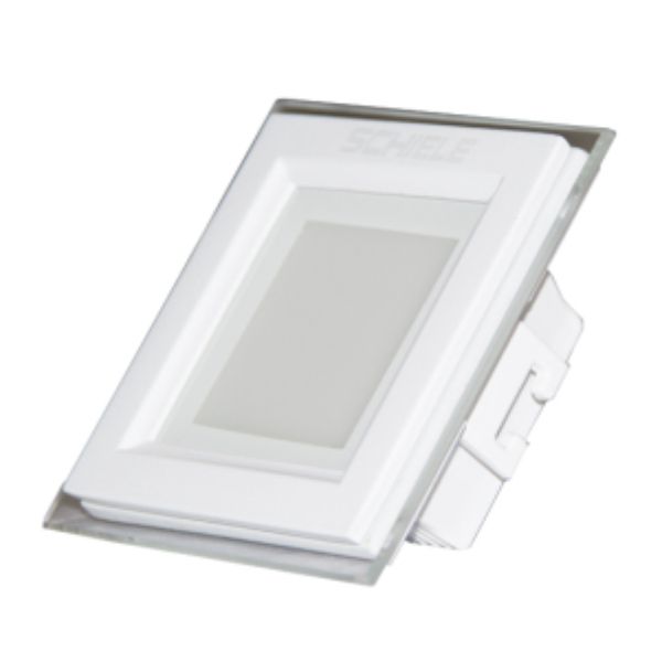 پنل دورشیشه مربع توکار SMD شیله 12 وات