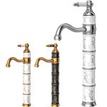 شیر روشویی پایه بلند کسری مدل توکیو