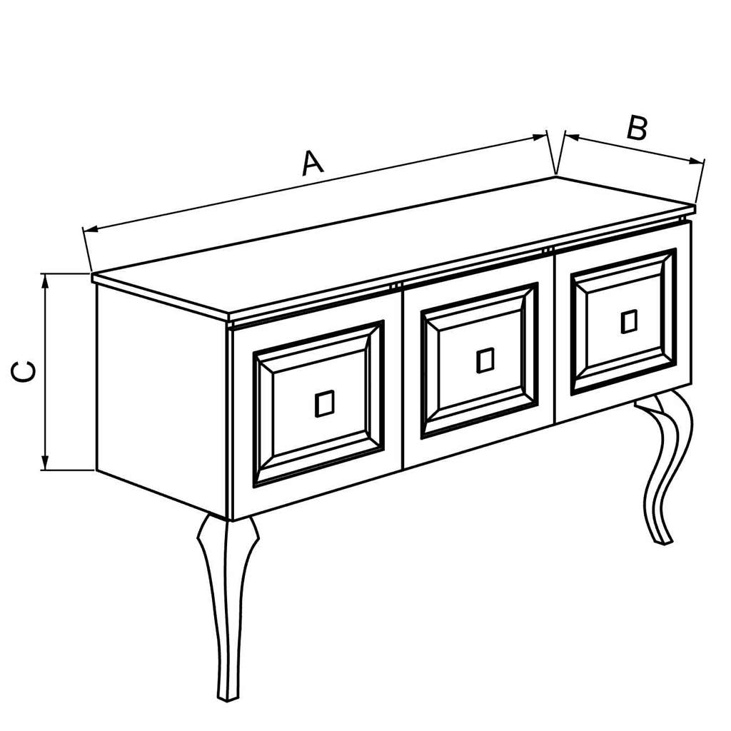 کابینت کریت coreet مدل آنتیک D3